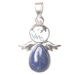 Lapis Lazuli Anděl strážný přívěsek přírodní kámen 3,5 x 2,5 mm, kámen harmonie