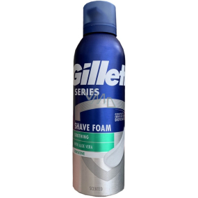 Gillette Series Sensitive pěna na holení pro citlivou pokožku pro muže 200 ml