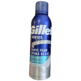 Gillette Series Sensitive Cool pěna na holení pro muže 200 ml