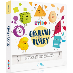 Albi Kvído Objevuj tvary interaktivní vzdělávací kniha, doporučený věk 3+