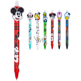 Colorino Gumovatelné pero Mickey Mouse červené, modrá náplň 0,5 mm