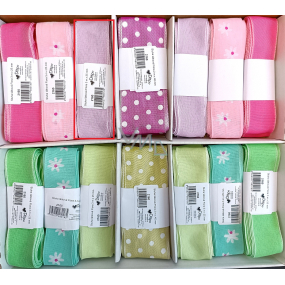 Ditipo Stuha látková Flora pastelová světle fialová 3 m x 25 mm