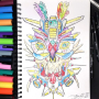 Posca Univerzální akrylátový popisovač se širokým, seříznutým hrotem 8 mm Béžová PC-8K