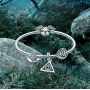 Charm Sterlingové stříbro 925 Harry Potter - Otáčecí obraceč času, přívěsek na náramek