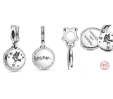 Charm Sterlingové stříbro 925 Harry Potter - Havraspár + zirkon, 2v1 přívěsek na náramek