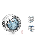 Charm Sterlingové stříbro 925 Disney Ledové království, Frozen zimní krystal, korálek na náramek