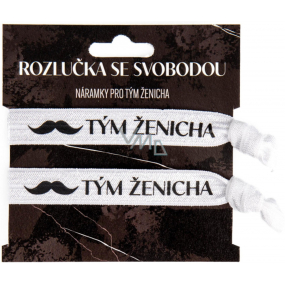 Albi Rozlučka se svobodou Elastické náramky Tým ženich 2 kusy