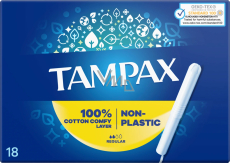 Tampax Regular dámské tampony s aplikátorem 18 kusů