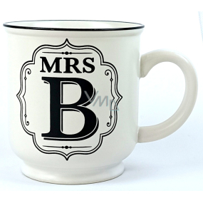 Albi Plecháček keramický s nápisem Mrs B 320 ml