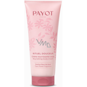 Payot Rituel Douceur s vůní květů tiare vyživující tělový krém s mikrokrystalky růženinu 100 ml