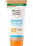 Garnier Ambre Solaire Sensitive Advanced SPF 50+ opalovací mléko 175 ml