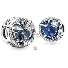 Charm Sterlingové stříbro 925 Cesta galaxií vesmír, korálek na náramek symbol