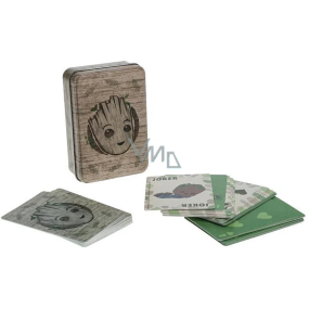 Epee Merch Marvel Guardians of the Galaxy Strážci Galaxie - Groot hrací karty v plechové krabičce 54 karet