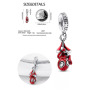 Charm Sterlingové stříbro 925 Marvel Spiderman, přívěsek na náramek