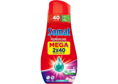 Somat All in 1 Power Gel Hygiene Fresh gel do myčky pro hygienickou čistotu a zářivý lesk 80 dávek 2 x 720 ml, duopack