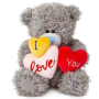 Me To You Medvídek plyšový se srdíčky I Love You 15 cm