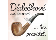 Albi Magnetka Dědečkové jsou tatínkové bez pravidel 6,5 x 6,5 cm