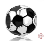 Charm Sterlingové stříbro 925 Fotbalový míč, korálek na náramek sport