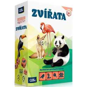 Albi Chytré kostky Zvířata vědomostně-postřehová hra, věk 8+
