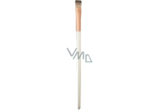 Kosmetický štětec na oční stíny zkosený Rosegold 16,5 cm