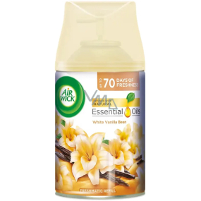 Air Wick FreshMatic Essential Oils White Vanilla Bean - Vanilkový lusk náhradní náplň 250 ml