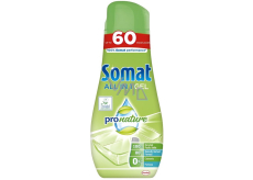 Somat All in 1 Pronature gel do myčky nádobí s přírodními látkami 60 dávek 1080 ml