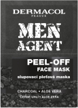 Dermacol Men Agent slupovací pleťová maska pro muže 2 x 7,5 ml