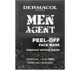 Dermacol Men Agent slupovací pleťová maska pro muže 2 x 7,5 ml