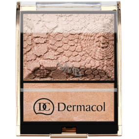 Dermacol Highlighter Palette rozjasňující paletka Bronzer 9 g