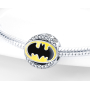 Charm Sterlingové stříbro 925 Batman se zirkony, korálek na náramek