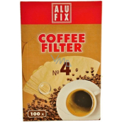 Alufix Coffee Filter kávové filtry 4 velikosti 100 kusů