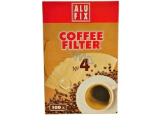 Alufix Coffee Filter kávové filtry 4 velikosti 100 kusů