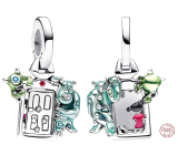 Charm Sterlingové stříbro 925 Disney Pixar Příšerky s.r.o., Dveře, přívěsek na náramek