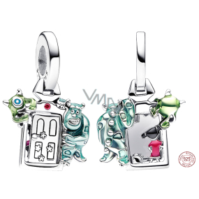 Charm Sterlingové stříbro 925 Disney Pixar Příšerky s.r.o., Dveře, přívěsek na náramek