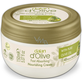 Dalan d Olive Nourishing Cream vyživující krém na ruce a tělo s olivovým olejem 150 ml