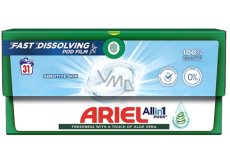 Ariel All in 1 Pods Sensitive Skin gelové kapsle pro citlivou pokožku 31 kusů