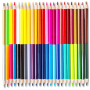 Colorino Pastelky trojhranné oboustranné 24 / 48 barev