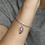 Charm Sterlingové stříbro 925 Marvel The Avengers, Černá vdova, přívěsek na náramek