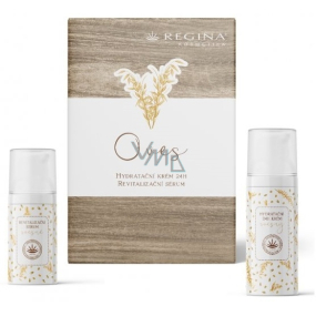 Regina Oves denní hydratační 24h krém 50 ml + revitalizační sérum 30 ml, kosmetická sada