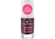 Essence What a Tint! lesk na rty a tvářenka 01 Kiss From a Rose 4,9 ml