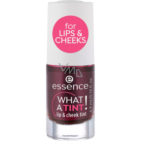 Essence What a Tint! lesk na rty a tvářenka 01 Kiss From a Rose 4,9 ml