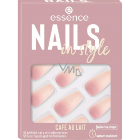 Essence Nails In Style umělé nehty 16 Café Au Lait 12 kusů