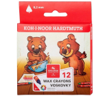 Koh-i-Noor Trio Wax trojhranné voskovky 12 kusů