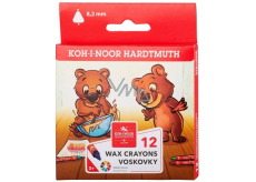 Koh-i-Noor Trio Wax trojhranné voskovky 12 kusů