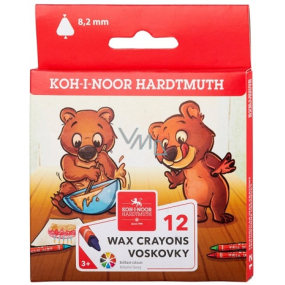 Koh-i-Noor Trio Wax trojhranné voskovky 12 kusů