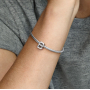 Charm Sterlingové stříbro 925 Abecední písmeno B, korálek na náramek