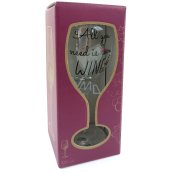 Albi Můj Bar Sklenka na víno All you need is Wine 220 ml