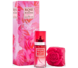 Rose of Bulgaria parfémovaná voda 25 ml + toaletní mýdlo ve tvaru růže 60 g, dárková sada pro ženy