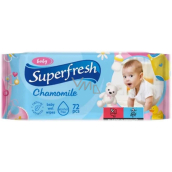 Superfresh Chamomile vlhčené ubrousky pro děti 72 kusů