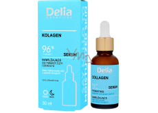 Delia Cosmetics Collagen 96% hydratační sérum na obličej, krk a dekolt s kolagenem 30 ml